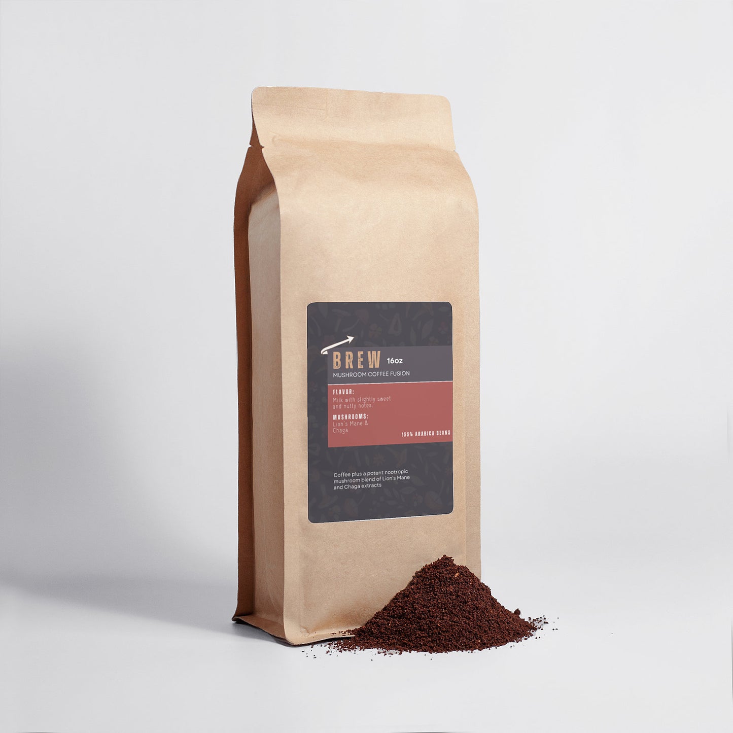 BREW | Coffee with Lion’s Mane & Chaga 16oz