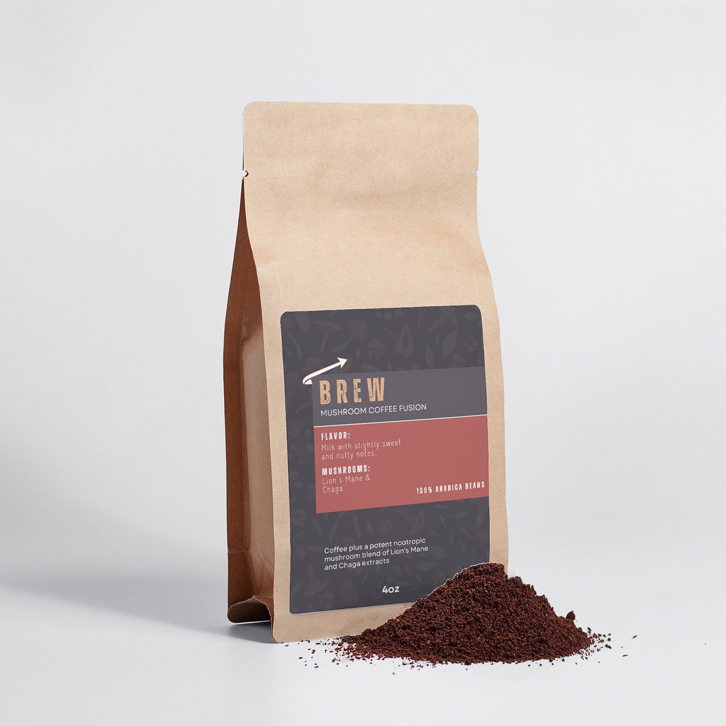 BREW | Coffee with Lion’s Mane & Chaga 4oz